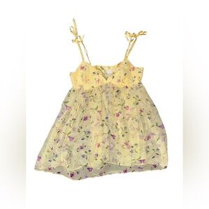 Vintage Victoria secret lingerie babydoll slip dress see through size medium